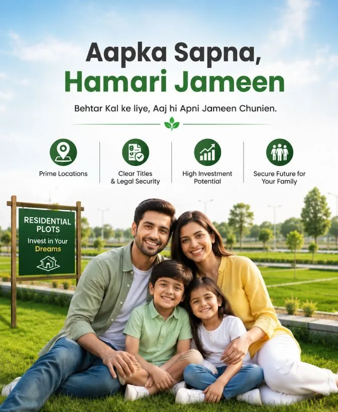 Find Your Plot. Build Your Future. Trust Jameen.